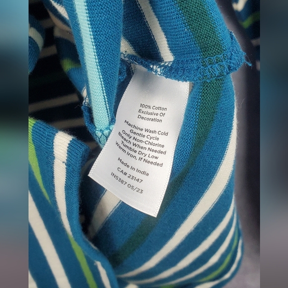 Talbots Authentic Talbots Tee - Slope Stripe Cotton Sweater Women Size M - Picture 6 of 10